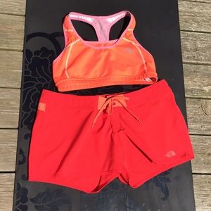 The North Face Swim Shorts and Bra